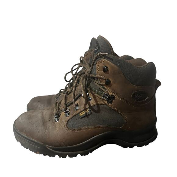 Vasque Boots Mens 11M Skywalk Hiking Brown Lace Up Comfort GoreTex Pre Owned - Picture 1 of 10